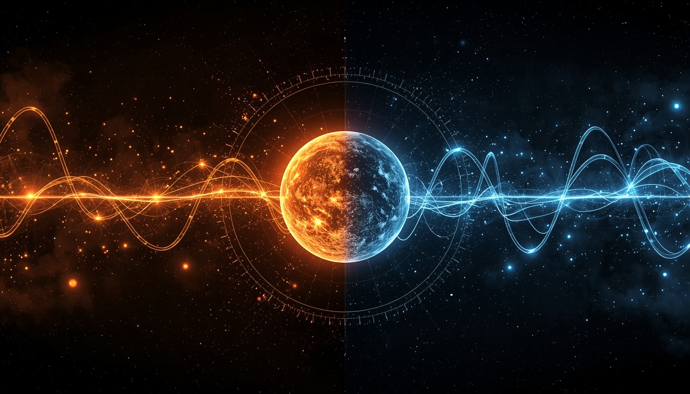 Visual representation of circadian rhythm cycle throughout day and night